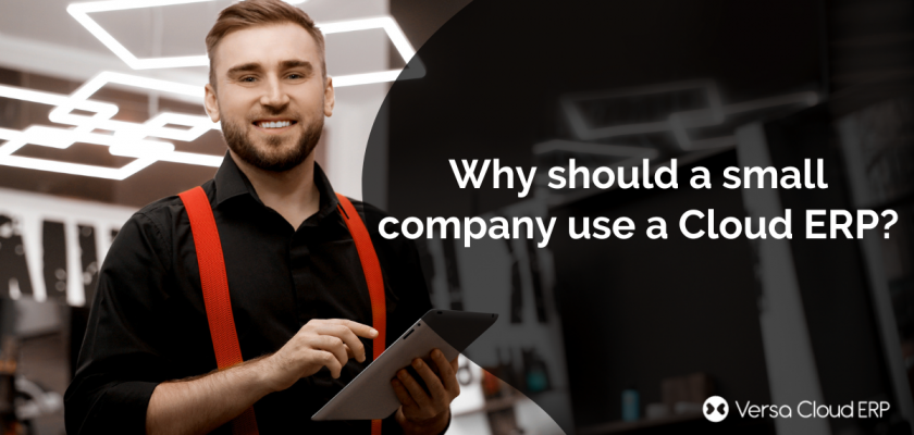 Why should a small company use a Cloud ERP?